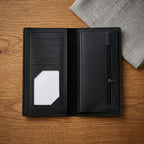 Black Monogram Leather Wallet