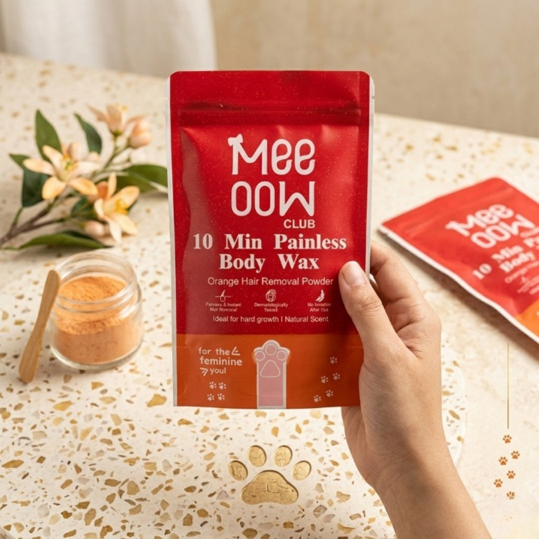 Body wax powder for home use