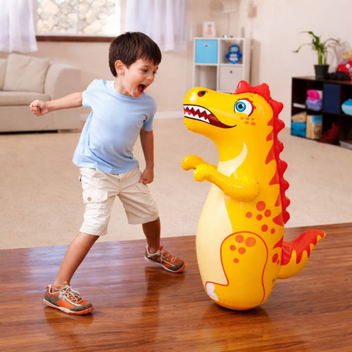 Bop Bag, Animal Punching Bag with Water Base Toy for Kids