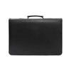 Rear design of Boss executive leather office bag with clean and minimal finish