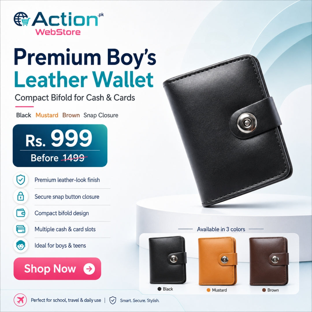 Boys Bifold Wallet Pakistan