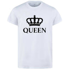 King & Queen Style White T-Shirt – King & Queen Design T-Shirts – Best Quality T-Shirts For Girls | T-Shirt For Women – T-Shirt For Boy | T-Shirt For Men | King T-Shirts | Queen Design T-Shirt – King, Small