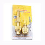 Brass Water Spray Gun Nozzle for Garden Hose and Car Wash