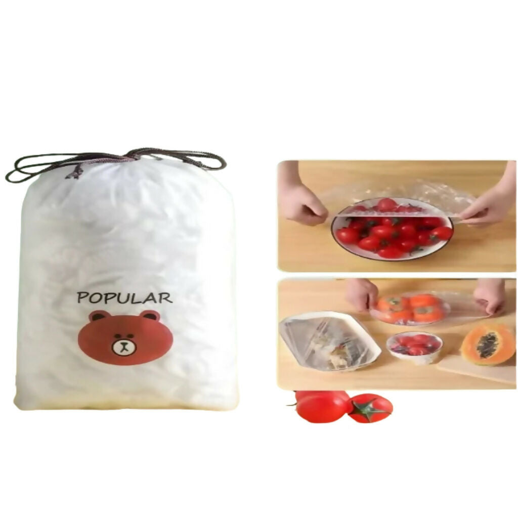 Elastic Food Storage Covers, Fresh Keeping & Dust Proof, for Kitchen Bowls