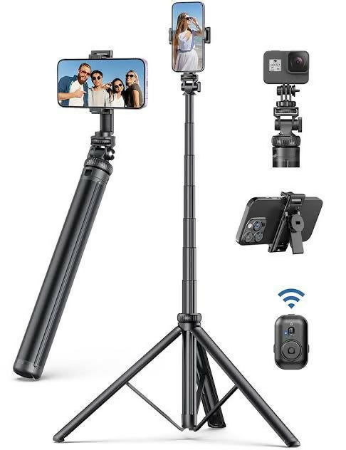 Lisen Tripod Stand Premium Quality Full Steel Body 7ft Height And Remote