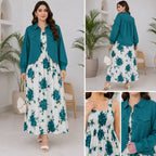 Flower printed koti Maxi Turkish style Smokey Maxi