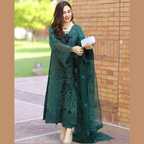 Unstitched Suit, Bin Ilyas Three Piece Luxury, Premium Pure Lawn Fabric