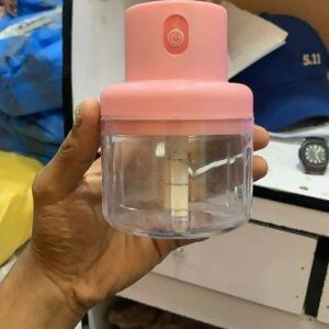 Mini Food Chopper Portable USB Rechargeable Vegetable Garlic Meat Grinder | With Cable – Size 250ml