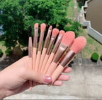 8 Piece Makeup Brush Set