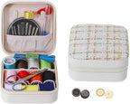 46-Piece Premium Sewing Kit – Travel-Ready Organizer in Elegant PU Leather Case