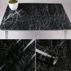 Self Adhesive Marble Sheet Sticker For Kitchen,(60×200) Cupboard, Wall – Anti Oil And Heat Resistant Wallpaper – Black