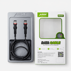 Airox USB Type-C to Type-C 60W Fast Charging Data Cable – Black