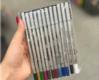 12 Pcs Multicolor Eyeshadow & Eyeliner Pencils Set –