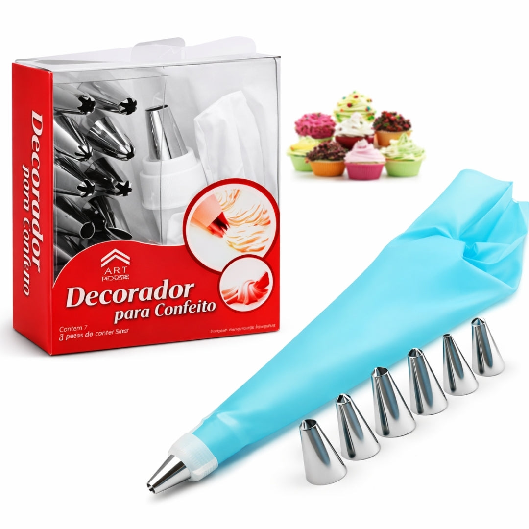 Cake Decorating Tools Set Stainless Steel Nozzles Baking Kit