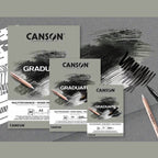Canson Graduate Mixed Media Pad Grey 220 gsm.