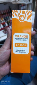 Orange Enzyme Exfoliating Gel | Brightening & Gentle Citrus Enzyme Scrub | Removes Dead Skin, Smooths Texture & Reveals Radiant, Glowing Skin (50gm)