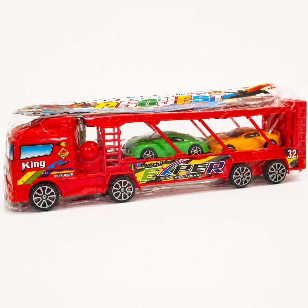 Car Carrier Truck Toy Friction Powered Loader for Kids