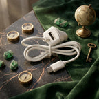 Car Charger with Android Wire 1 USB Port Aluminium Body Compact