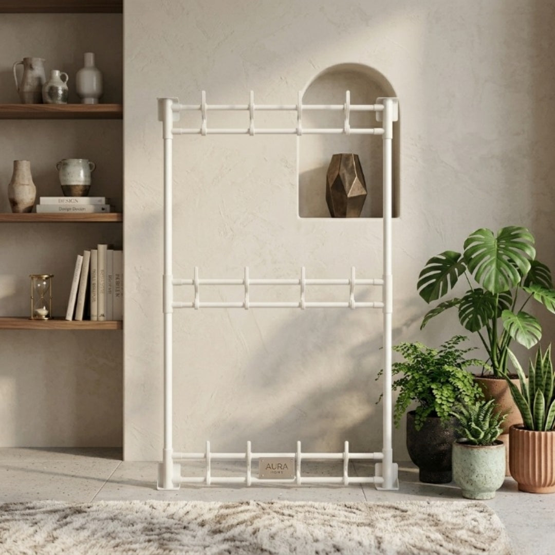Carbon Steel Corner Shelf Rack for Bathroom Kitchen & Utility Use