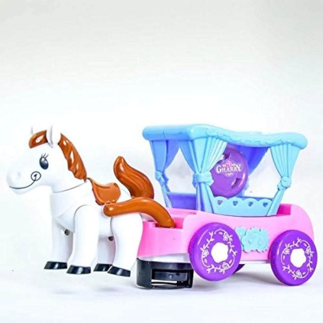 Cartoon Flash Carriage Musical Toy Light and Sound Kids Toy