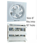 Ventilating Exhaust Fan, Double Action - 10" & 12" Pure Copper