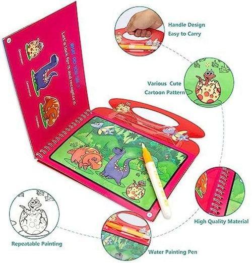 Magical Drawing Books With Pen, Water Reveal Activity