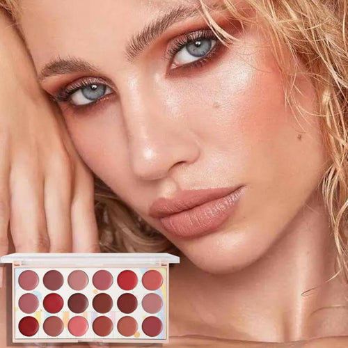 Moccallure 18-Colors Lipstick Kit | Long-Lasting & Hydrating Lip Makeup Set