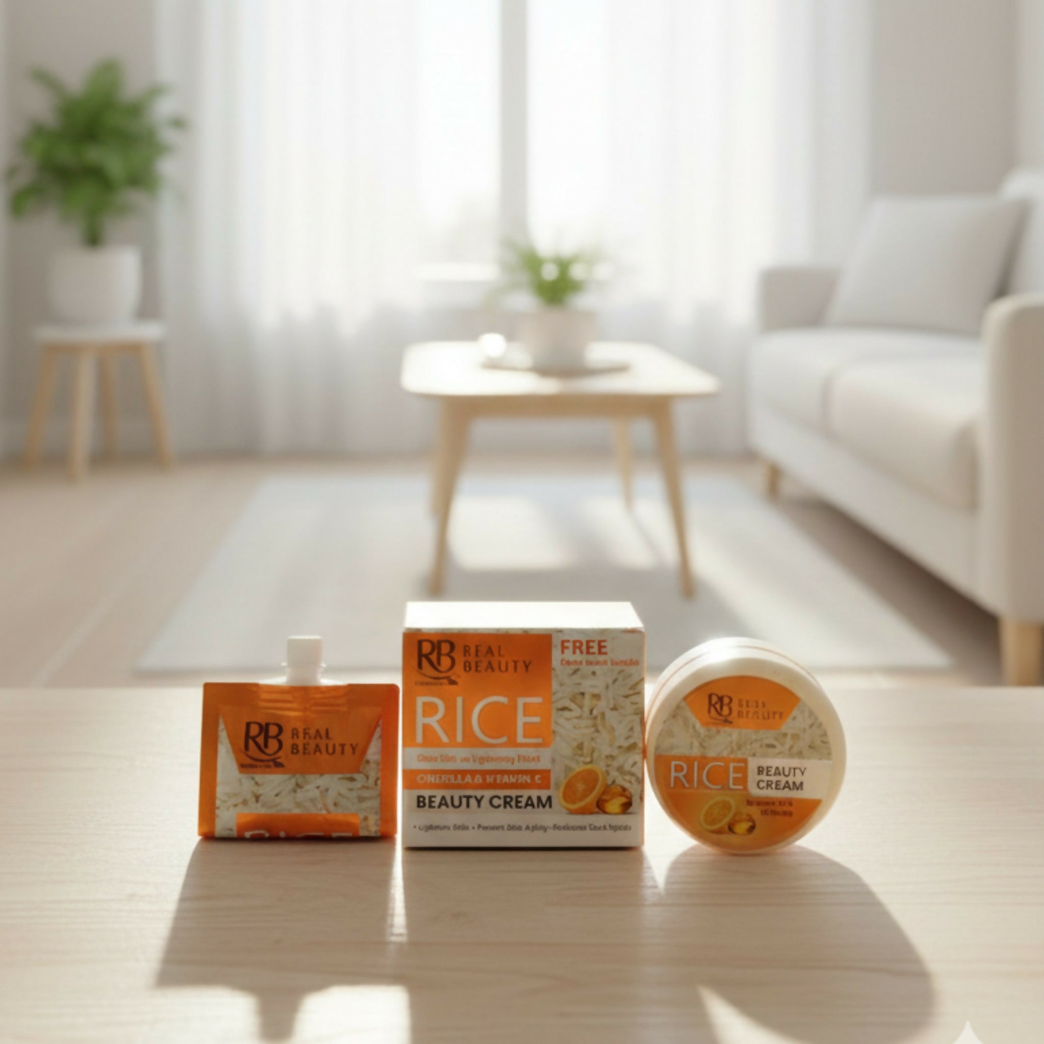 RB Rice Beauty Cream with Free Face Wash | Brightening & Nourishing Skincare