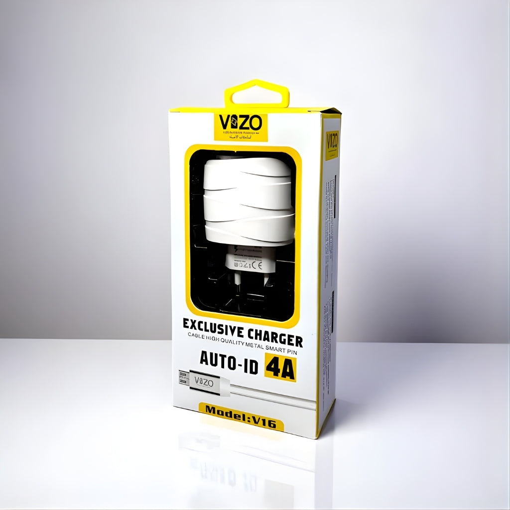 Charger, Vizo Smart Fast, Smart Fast Charger with 3 USB Ports