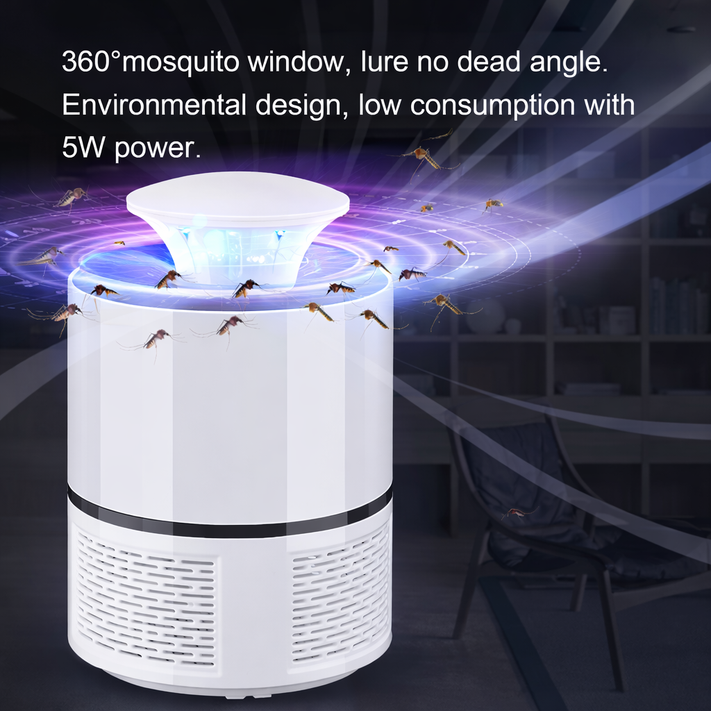 Mosquito Trap, USB Lamp, Eco Friendly Chemical Free, with Suction Fan