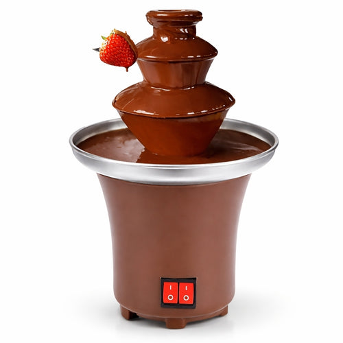Chocolate Fountain Machine with Melting and Flow Control