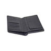Gents Gear long wallet for men – black leather design in flat lay display