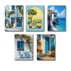 Vintage Italian home wall frames with elegant architecture and easy sticky mounting.