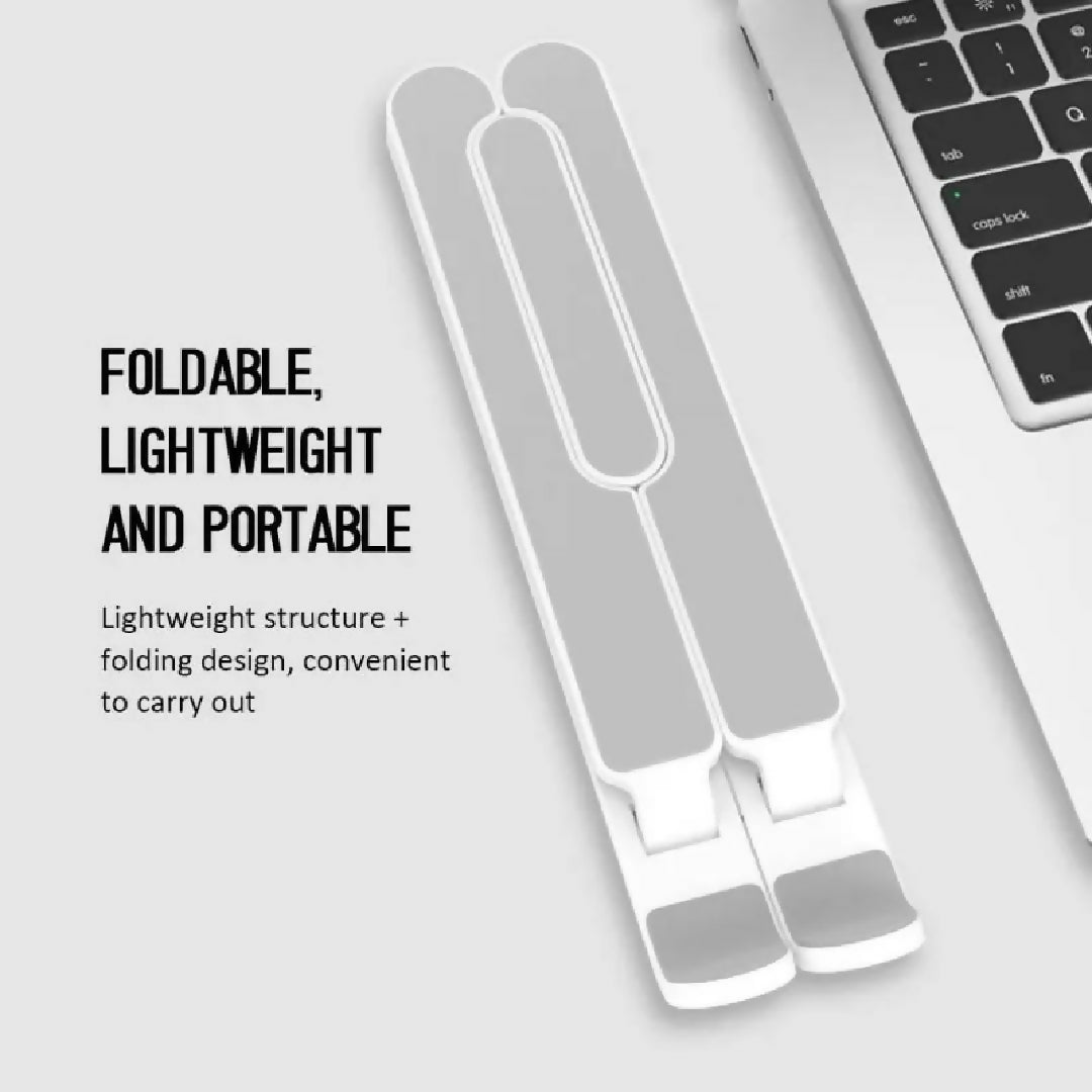 New High Quality Laptop Stand Adjustable Portable Laptop Stand For Desk Foldable Plastic Non Slip Stand For Laptop And Tablet