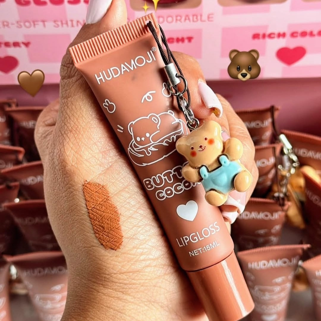 Cocoa butter nude lip gloss duo