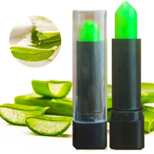 Color Changing Lipstick, Green to Pink Hydrating Lip Care - 6 Pcs