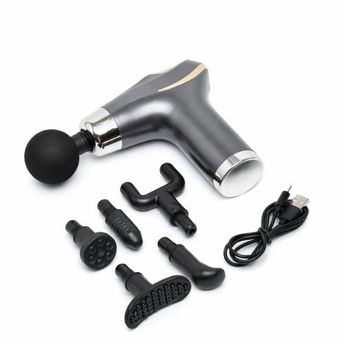 Compact Power Massager Gun with 6 Interchangable heads CY-002