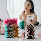 Compact makeup holder for lipsticks and glosses