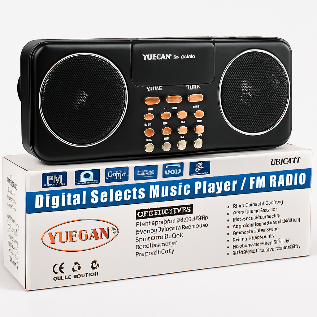 Radio  YUEGAN YG-1881BT, Digital Music player designed for Everyday use
