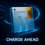 Type-C to iPhone Charging Cable, Original Quality, with Apple Logo