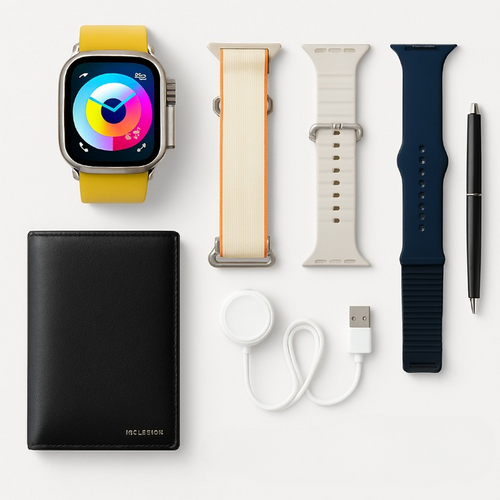 S200 Smart Watch, Full Display with Original Strap, Wallet Feature Protective Cover