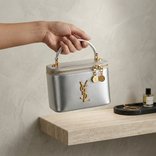 Cosmetic Storage Bag, Beauty Organizer Pouch Travel Black