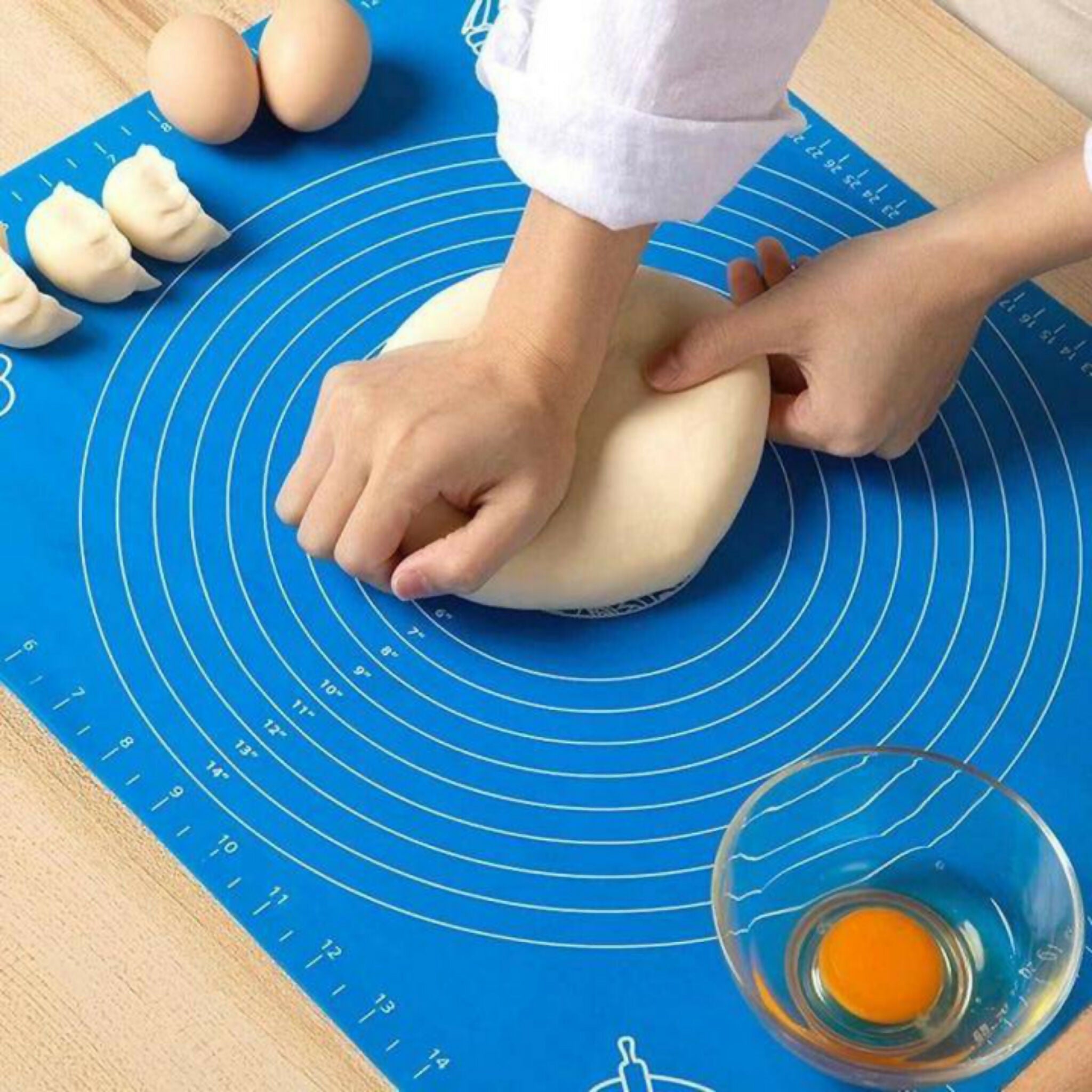 Silicone Roti Mat 50x40cm | Non-Stick Dough Kneading & Baking Mat for Kitchen