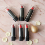 Creamy Lipstick, Smooth Red Shades Easy Glide Long Wear Lip Color - Set