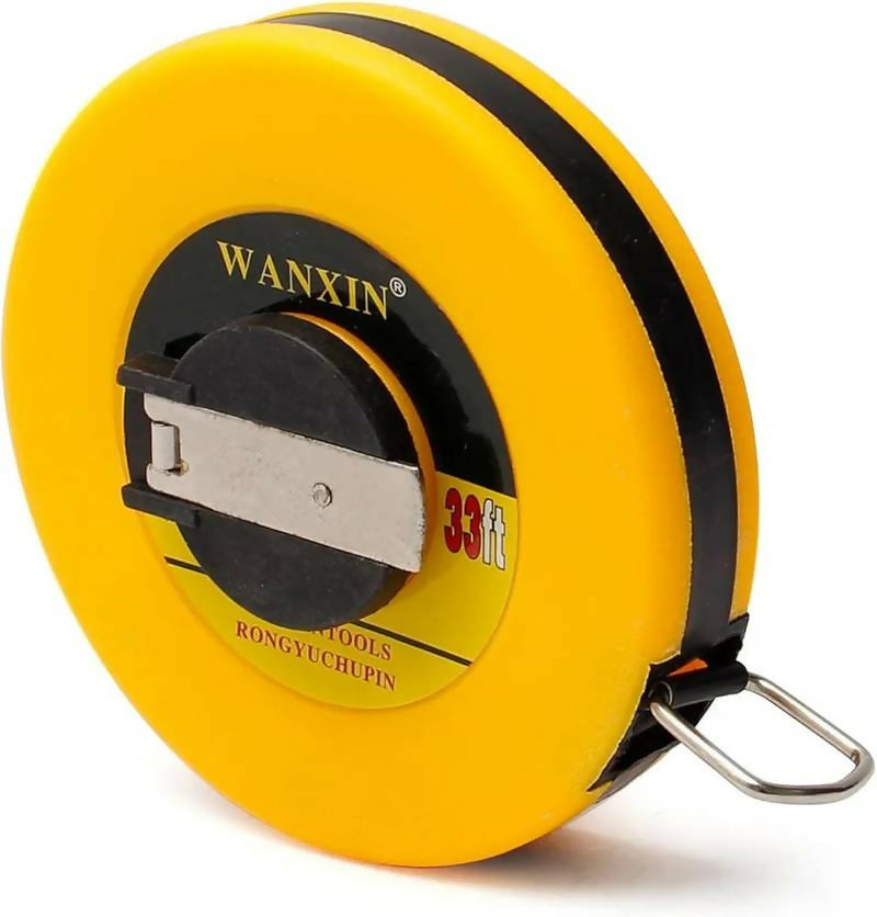 10M Double‑Side Metric Fiberglass Measuring Tape Reel