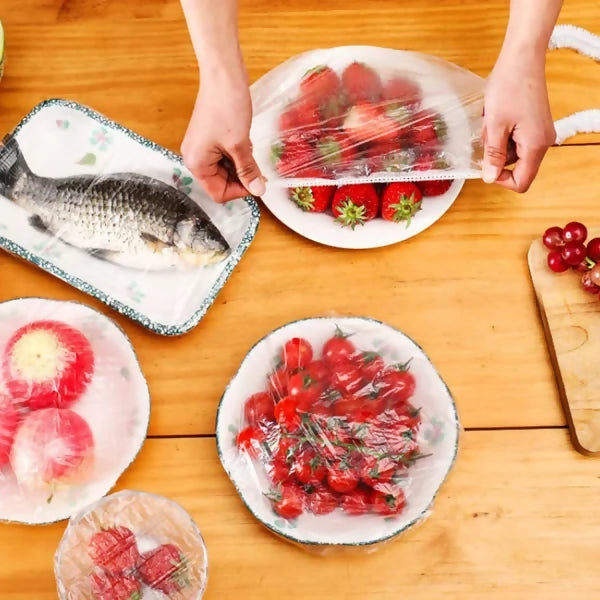Transparent Fresh Food Storage & Wrap Bags (Pack Of 01)