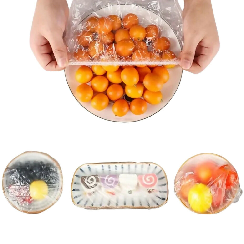 Elastic Food Storage Covers, Fresh Keeping & Dust Proof, for Kitchen Bowls