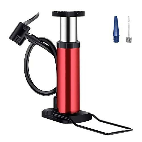 High Pressure Foot Air Pump – Heavy-Duty Mini Foot Pump for Bicycle, Ball, Scooter, Car & Inflatable Toys (Without Gauge) (Random Color)