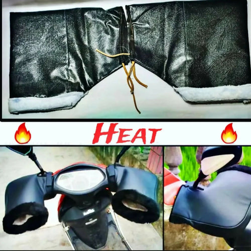 2Pcs Universal Motorcycle Handle Gloves, Windproof & Insulated