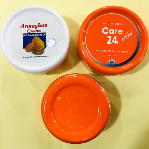 Armghan All Day 24 Hr Moisturizing For All Skin Type Providing Long Lasting Hydration Gentle Care - 140ML | Almond